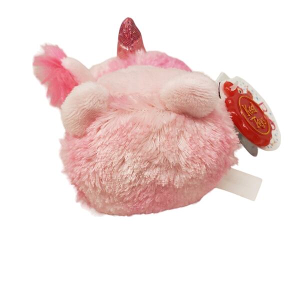 Keel Toys MINI MOTSU 4" Bean Bag Plush Single FIONA Pink Bird Blue Sparkle Eyes - Picture 5 of 9